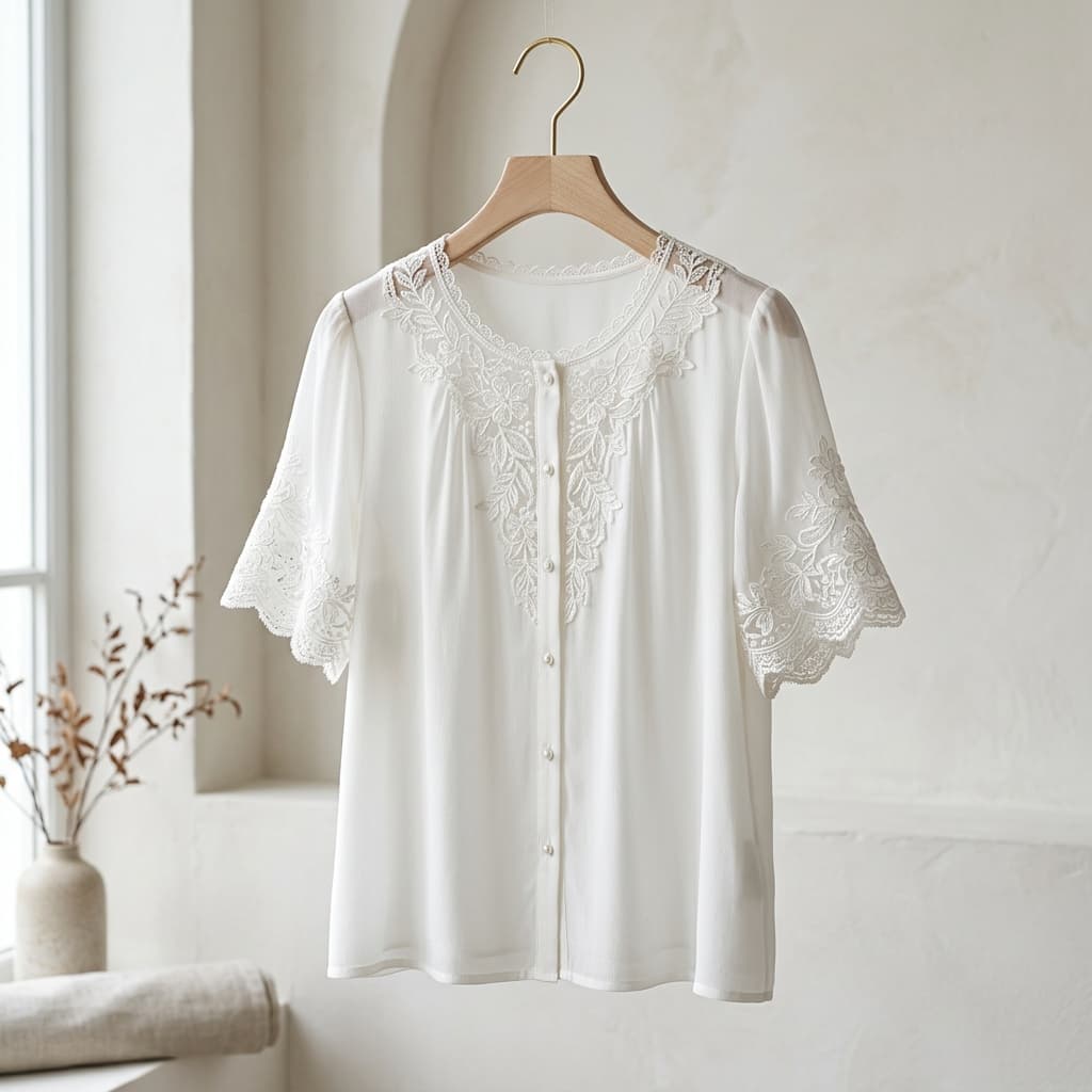 LACE DETAIL MIST TOP